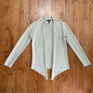 Eileen Fisher Draped Open-Front Cardigan size S